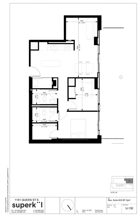 floor plan of the upper level of the house